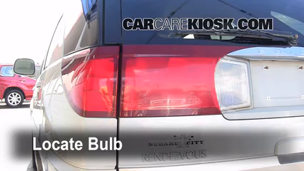 2005 Buick Rendezvous CX 3.4L V6 Lights Brake Light (replace bulb)